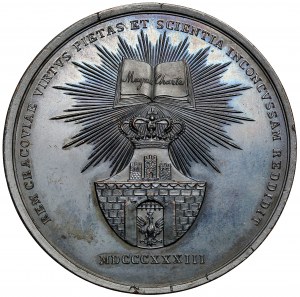Medal of the Three Commissioners and the Constitution of the Free City of Krakow 1833