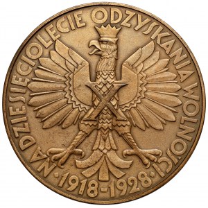 Medal, Dziesięciolecie Odzyskania Niepodległości 1918-1928