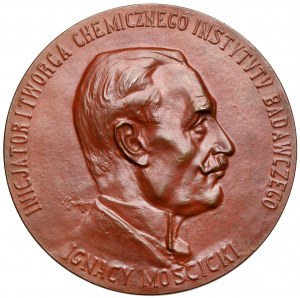 Medal for the construction of the Chemical Institute in Warsaw 1928