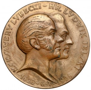 Medal of the 100th anniversary of the Bank of Poland 1928 - Lubecki Jelski