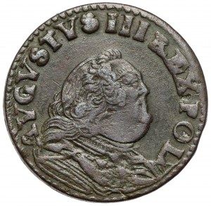 August III Sas, Grosz Gubin? 1755 - litera H