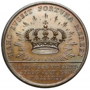 Poniatowski, Medal koronacyjny 1764 r. (Pingo) - brąz