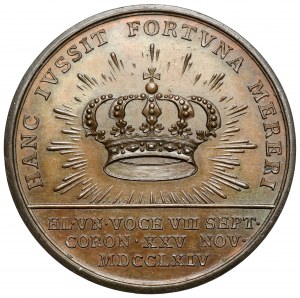 Poniatowski, 1764 coronation medal (Pingo) - bronze.