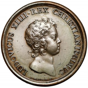 Władysław IV Waza, Medal 1645 - przyjazd Ludwiki Marii Gonzagi - późniejsza odbitka