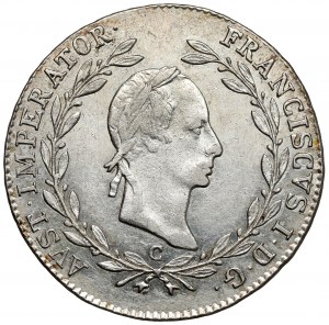 Austria, Franciszek I, 20 krajcarów 1830-C, Praga