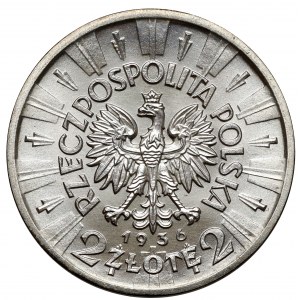 Kopia SREBRO 2 złote 1936 Piłsudski - oficjalna Mennicy