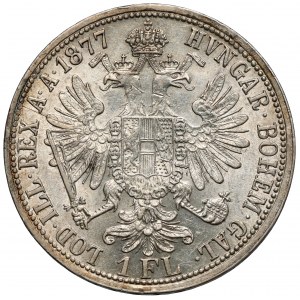 Austria, Franciszek Józef I, Floren 1877-A, Wiedeń