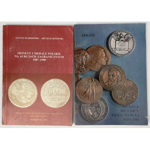 Medale Mennicy 1979-1983 i monety na aukcjach zagr. - zestaw (2szt)