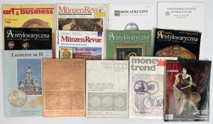 Ensemble de catalogues de vente aux enchères et de magazines (13pc)