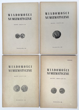 Numismatic News 1975 et 1983 - set (4pc)