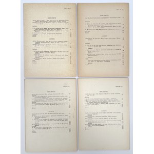 Wiadomości numizmatyczne 1974 - komplet (4szt)