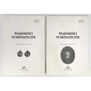 Wiadomości numizmatyczne 2004 - komplet (2szt)