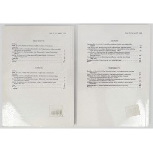 Wiadomości numizmatyczne 2008 - zestaw (2szt)