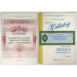 Ilustrowane katalogi polskich obligacji, J. Moczydłowski - zestaw (2szt)