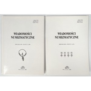 Wiadomości numizmatyczne 2005 - zestaw (2szt)