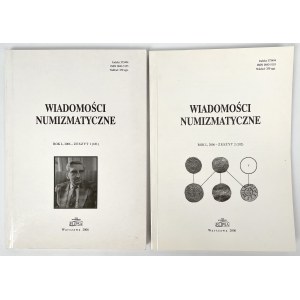 Wiadomości numizmatyczne 2006 - komplet (2szt)
