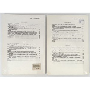 Wiadomości numizmatyczne 2006 - komplet (2szt)