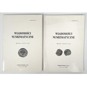 Wiadomości numizmatyczne 2000 - zestaw (2szt)