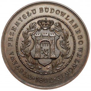 Medal, Wystawa Przemysłu Budowlanego we Lwowie 1892