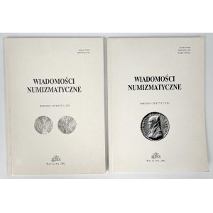 Wiadomości numizmatyczne 2002 nr 1 i 2 - zestaw (2szt)