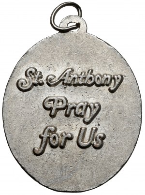 UK / USA, Médaillon religieux - St. Anthony Pray for us (20e-20e siècle).