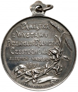 SILVER medal Exhibition of Industry and Agriculture in Częstochowa 1909