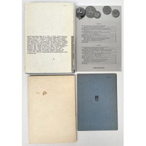 Zestaw literatury numizmatycznej - Skarby monet, Kiersnowski... (4szt)