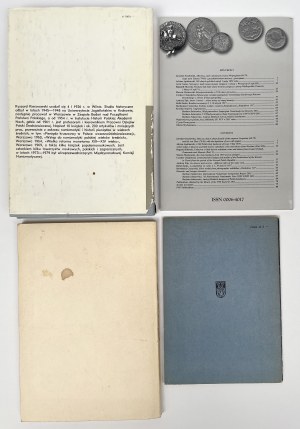 Coffret de littérature numismatique - Trésors des monnaies, Kiersnowski... (4pc)