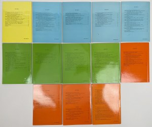 Numismatic bulletin 2000-2003 - color set (13pcs)