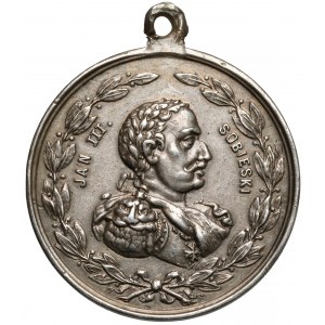 Medalik, Pamiątka z Krakowa / Jan III Sobieski (XIX w.)