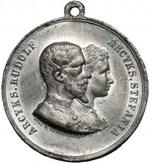 Médaille de la visite de l'archiduc Rodolphe en Galice 1887