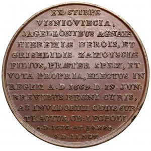 Medal SUITA KRÓLEWSKA - Michał Korybut Wiśniowiecki - brąz