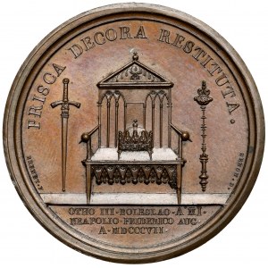 Francja, Napoleon I, Medal 1807 - utworzenia Księstwa Warszawskiego