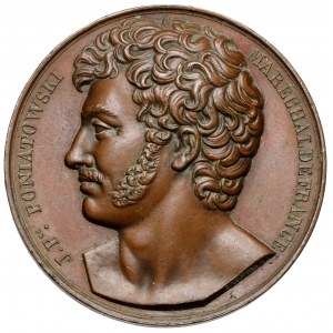 Medal, książę Józef Poniatowski 1813