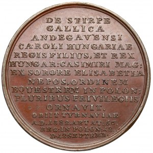 Medal SUITA KRÓLEWSKA - Ludwik Węgierski - brąz