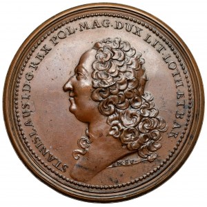 Stanisław Leszczyński, Medal Nancy 1755