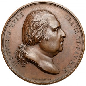 Francja, Ludwik VXIII, Medal 1803 - odrzucenie abdykacji w Warszawie