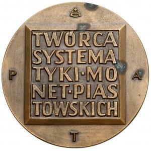 Medal Kazimierz Stronczyński / Twórca systematyki monet piastowskich 1968