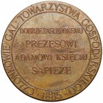 Medal, Adam Sapieha - dla uczczenia zasług księcia 1885