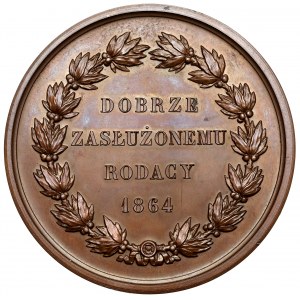 Medal, Aleksander Fredro 1864