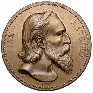 Medal, Jan Matejko - Malarzowi Historycznemu Rodacy 1875