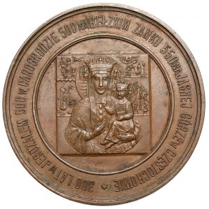 Obraz Matki Boskiej Częstochowskiej - medal Rocznicowy 1932