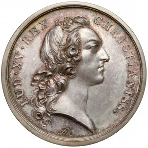 France, Louis XV, Nuptial Medal to Marie Joseph 1747 - later print