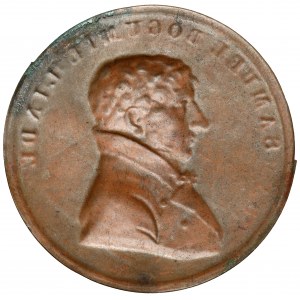 Medal, Samuel Bogumił Linde 1816 - odbitka awersu