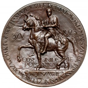 Medal 1923 - na pamiątkę odsłonięcia pomnika księcia Józefa Poniatowskiego w Warszawie