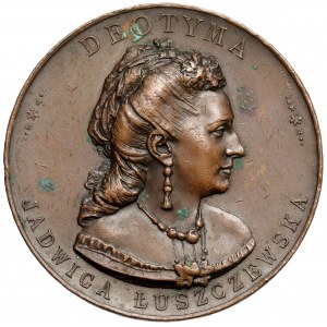 Medal, Jadwiga „Deotyma” Łuszczewska 1897