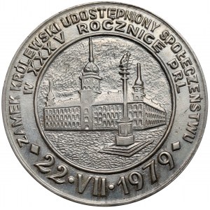 Medal SREBRO 1979 - Zamek Królewski udostępniony społeczeństwu