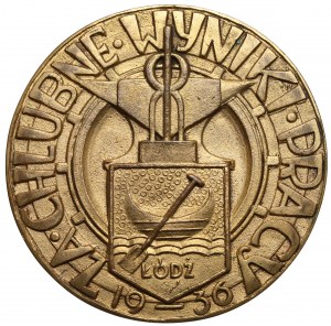 Médaille de l'exposition artisanale de Lodz 1936 - pour résultats remarquables