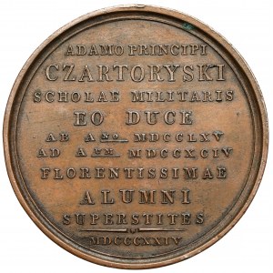 Medal, Adam Czartoryski 1824