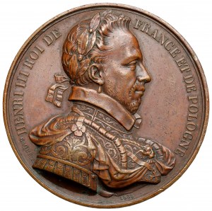 Medal Henry the Valois 1835 - post of the kings of France